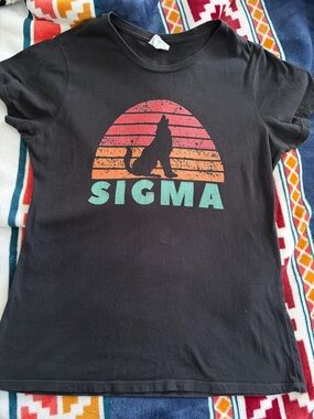 Black 'SIGMA' Graphic Tee